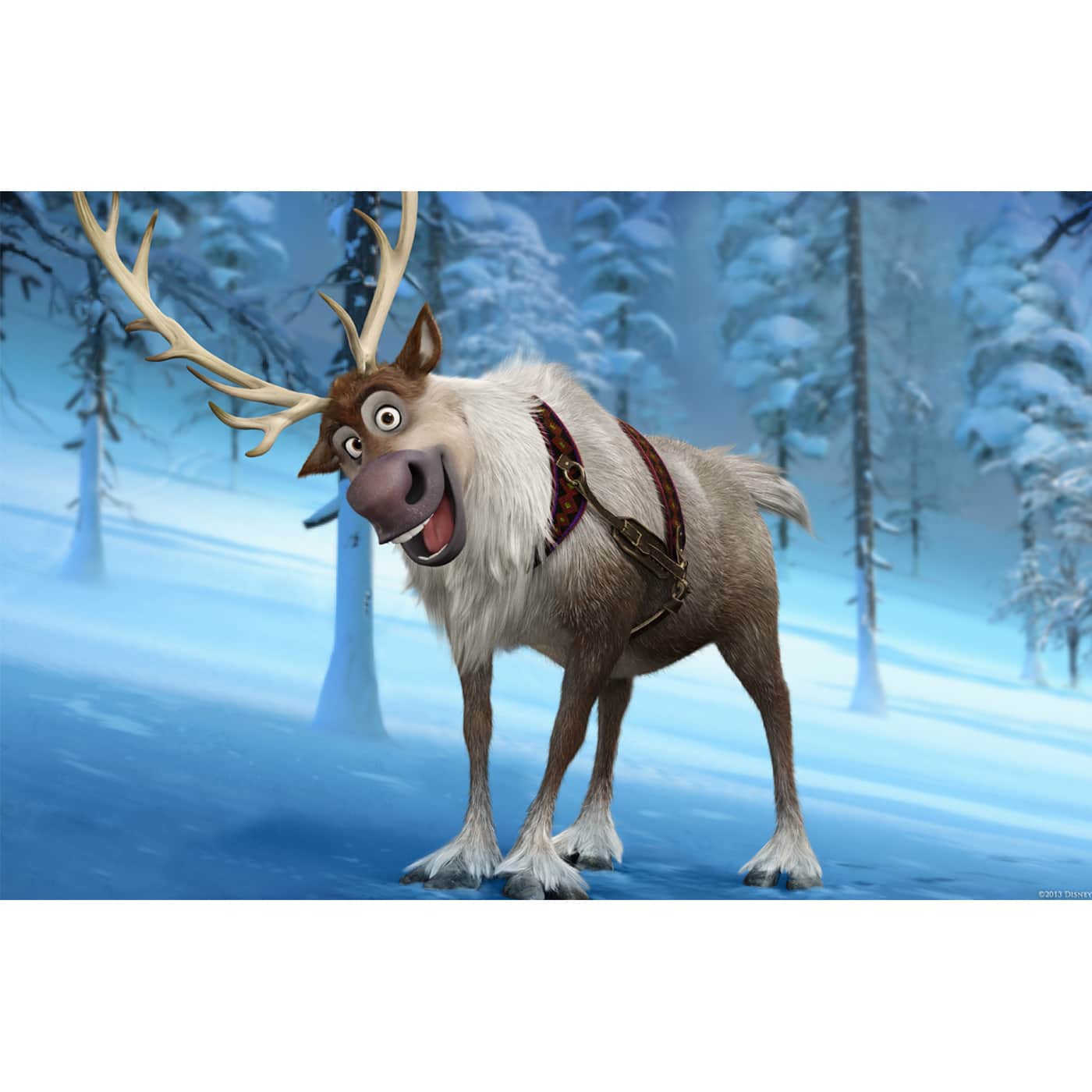 Sven from Frozen, Wallpaper for Kids Room 80 inches x 112 inches Entertainment Look Wallpapers - 62 Sq. Ft Image 03