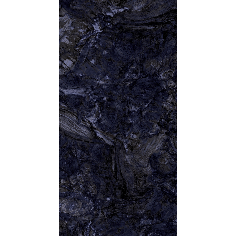 Cosmic Azul Hi-Gloss Plus 1200x600 mm Marble High Gloss Finish GVT Tile - 9 mm| Image 4