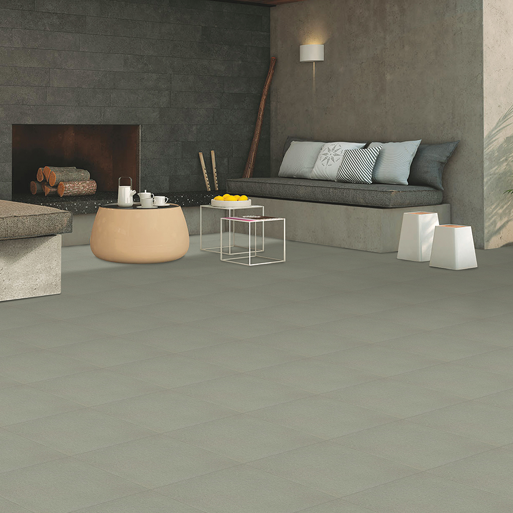 Krestone Verde Krestone Dk 600x600 mm Stone Rustic Finish Full Body Tile - 16 mm| Image 3