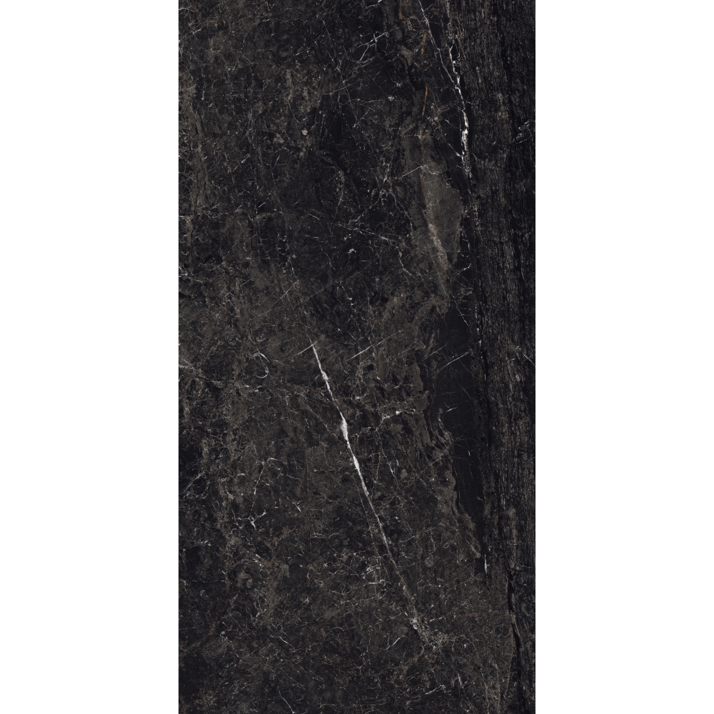 Vintage Black Hi-Gloss Plus 1200x600 mm Marble High Gloss Finish GVT Tile - 9 mm| Image 5