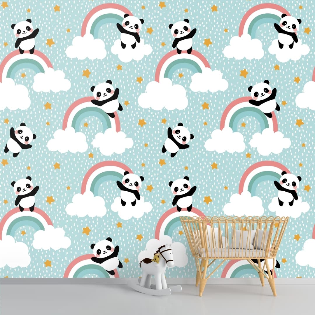 Cute Panda Seamless Pattern Background, Cartoon Panda Bears Vector  illustration, Creative kids for fabric, wrapping, textile, wallpaper,  apparel. 7888292 Vector Art at Vecteezy