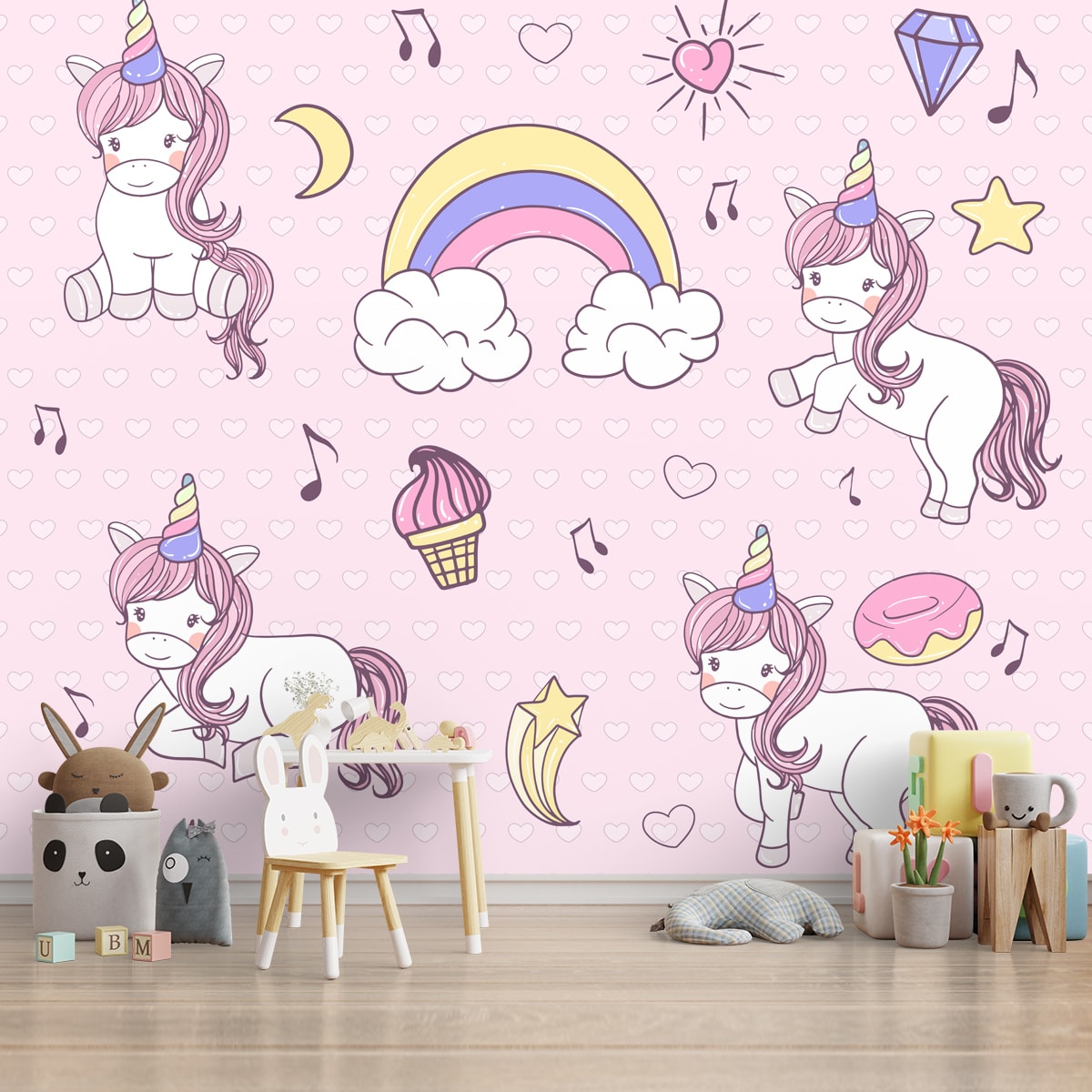 Premium Photo | Trippy neon lighting rainbow unicorn wallpaper AI Generated  Image