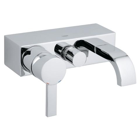 Allure Single-lever bath mixer 1/2″ Grohe Silver | Image 1