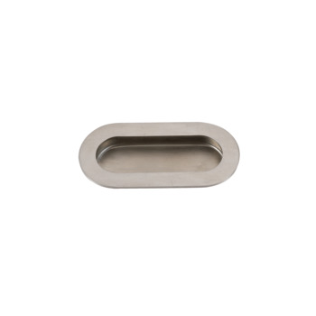 902.01.410 Flush Handle Oval 102mm X 50mm SS 304 SSM | Image 01