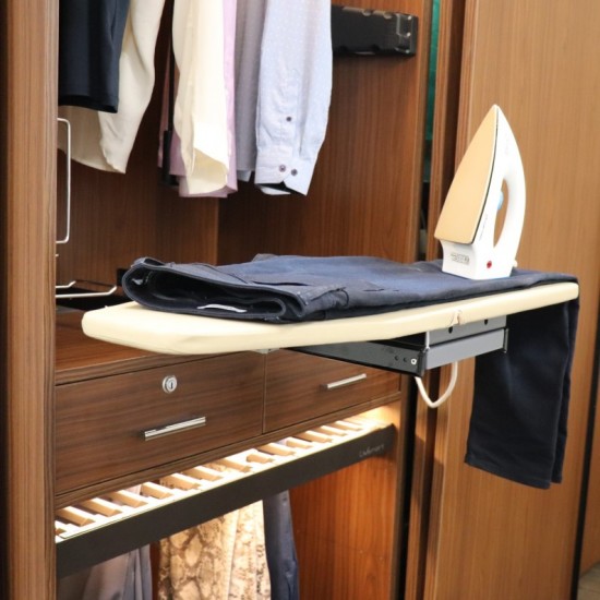 How to Install an Extractable Trouser Holder in your Wardrobe - YouTube
