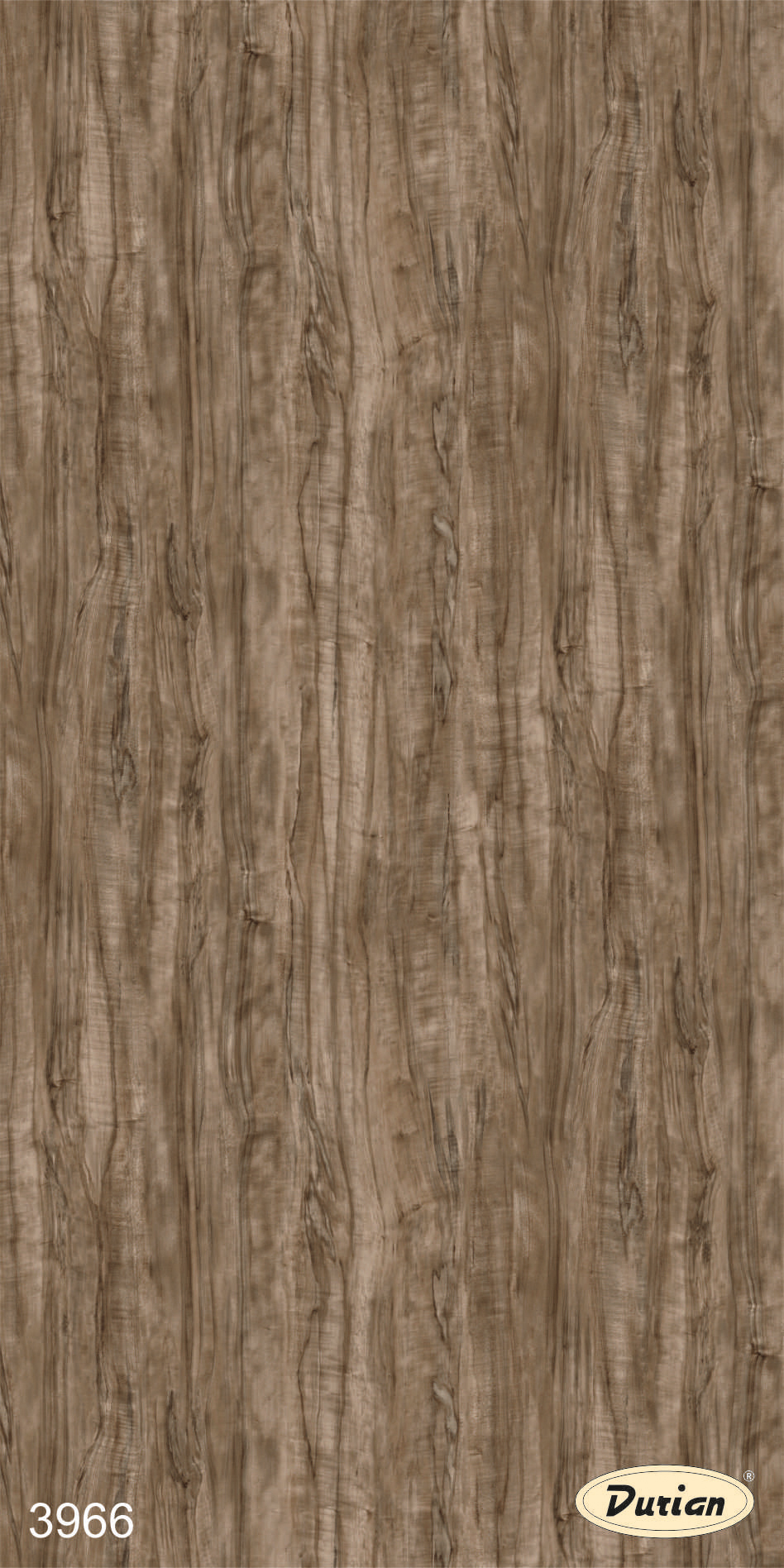 A close-up of a Brown 3966 HS+ with a Glossy finish Decorative Laminate available at Material Depot in Bangalore