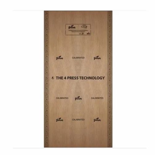 Green Club 5 Hundred BWP Grade 7 ft x 4 ft Plywood - 16 mm Plywood  Brown| Image 1