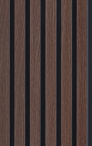 Charcoal Wooden 12 mm Louvers/Panels | 9 ft x 4.8 inch | 6103| Image 1