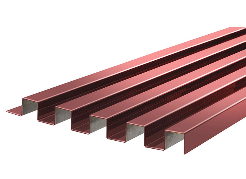 Wave Rose Gold 120 8 ft x 7.8 inch Elite Series Profiles and Mouldings Panel  - 0.8 mm| Image 1