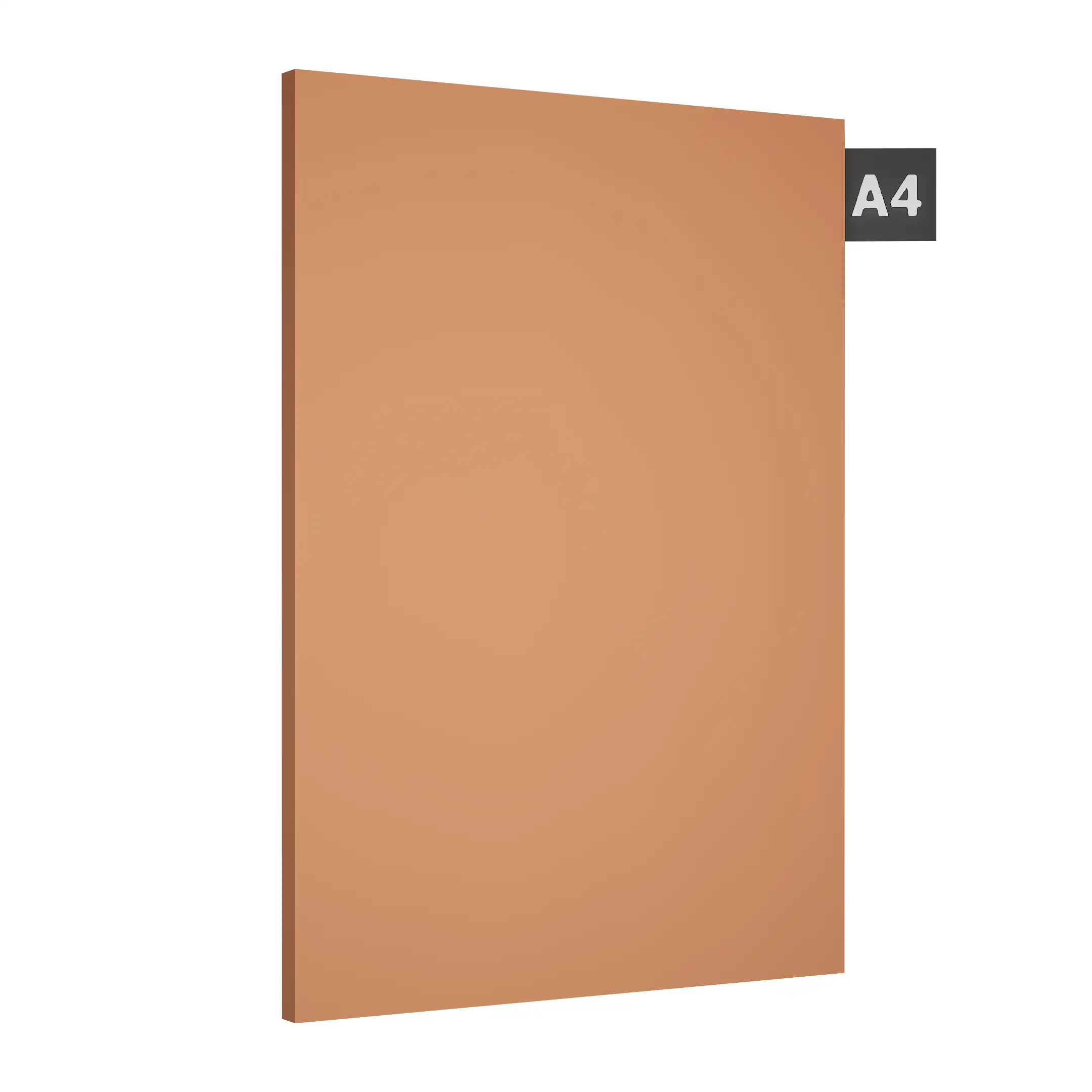 A close-up of a Brown 250 AMB with a Super Matte finish Decorative Laminate available at Material Depot in Bangalore