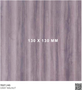 7027 HG Grey Walnut Grey Liner Laminate of 0.8 mm with a High Gloss finish available for sale at Material Depot in Bangalore