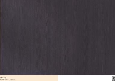 A close-up of a Dark Grey 7103 SF Dark Grey Veneer with a Suede finish Liner Laminate available at Material Depot in Bangalore