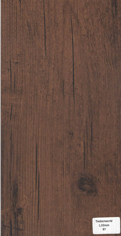 A close-up of a Timberworld B-7 Prime Series 914.40x152.40 mm Vinyl Floor - 1.50 mm with a  finish available at Material Depot in Bangalore