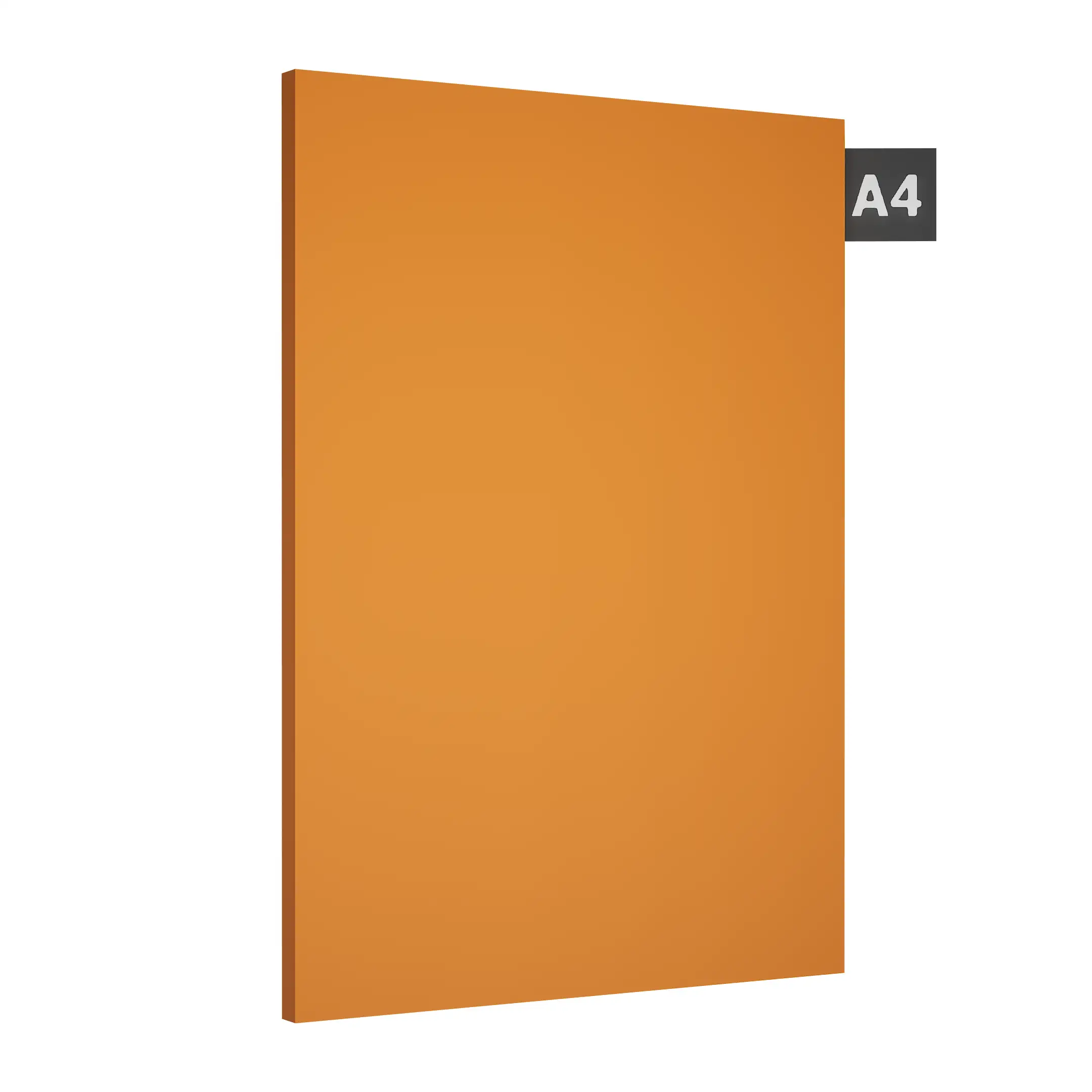 ZH 8609 Orange Acrylic Laminate of 1.5 mm with a High Gloss finish available for sale at Material Depot in Bangalore