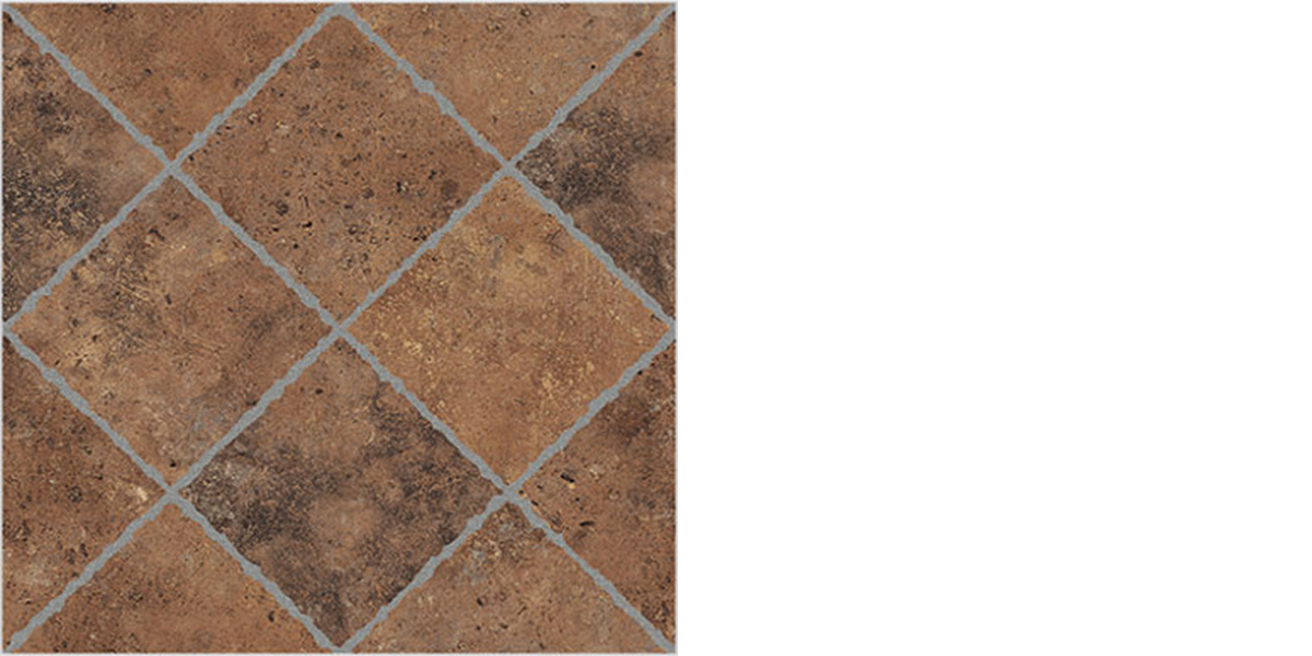 A close-up of a{SKU} Floor Organic Brown 12 x 12 inch Satin Finish Vitrified Floor Tile with a Satin finish available at Material Depot in Bangalore