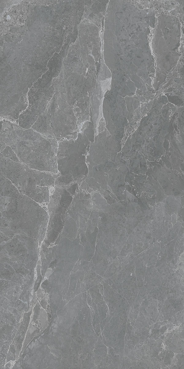 Marble Floor & Wall Tile TL 05509 C Lisburn Grey 2 ft x 4 ft Vitrified Lush Plus Matte Finish - 9 mm | 6 Random Design | Suitable for Living Room, Bedroom, Bathroom, Kitchen | Image 1