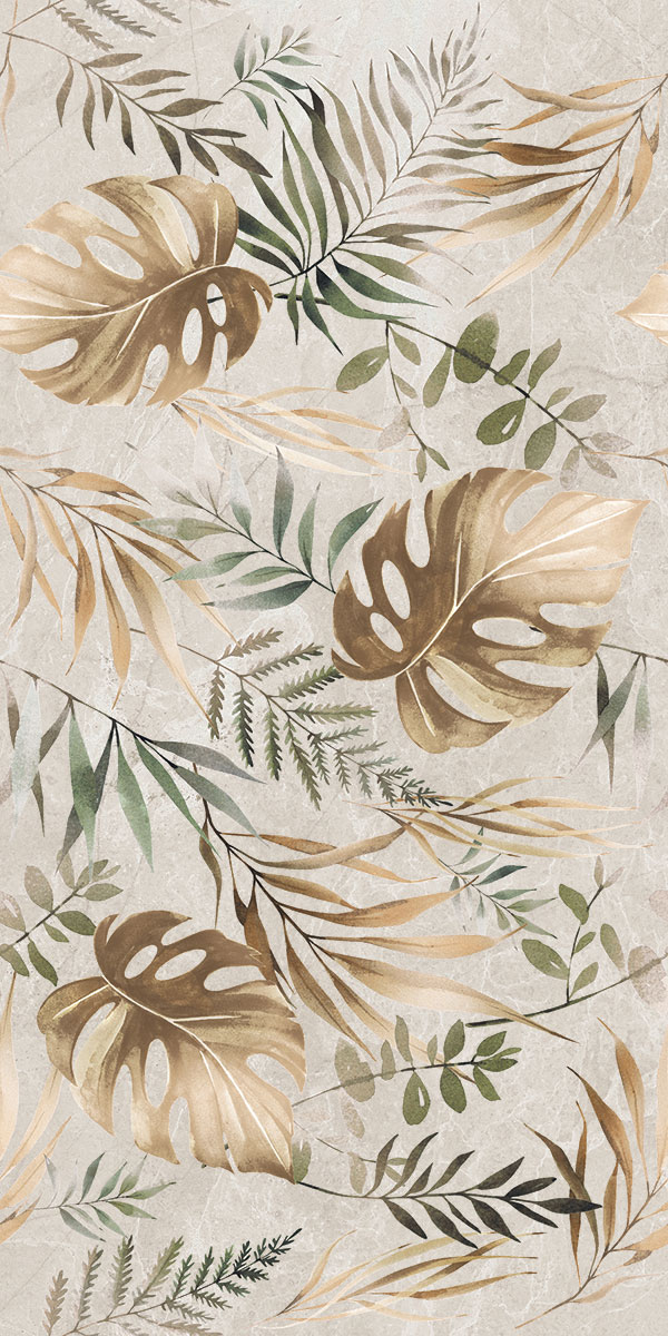 Floral Wall Tile TL 05510 C Lisburn Spring Decor 2 ft x 4 ft Vitrified Lush Plus Matte Finish - 9 mm | 4 Random Design | Suitable for Living Room, Bedroom, Bathroom, Kitchen | Image 3