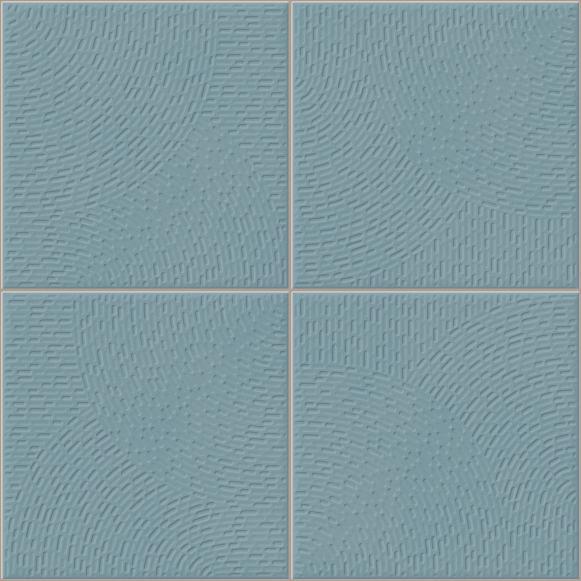 Punch Wall Tile TL 05633 D Tones Circlet Dusk 1 ft x 1 ft Ceramic Glossy Finish - 9 mm | Suitable for Living Room, Bedroom, Kitchen, Bathroom | Image 1