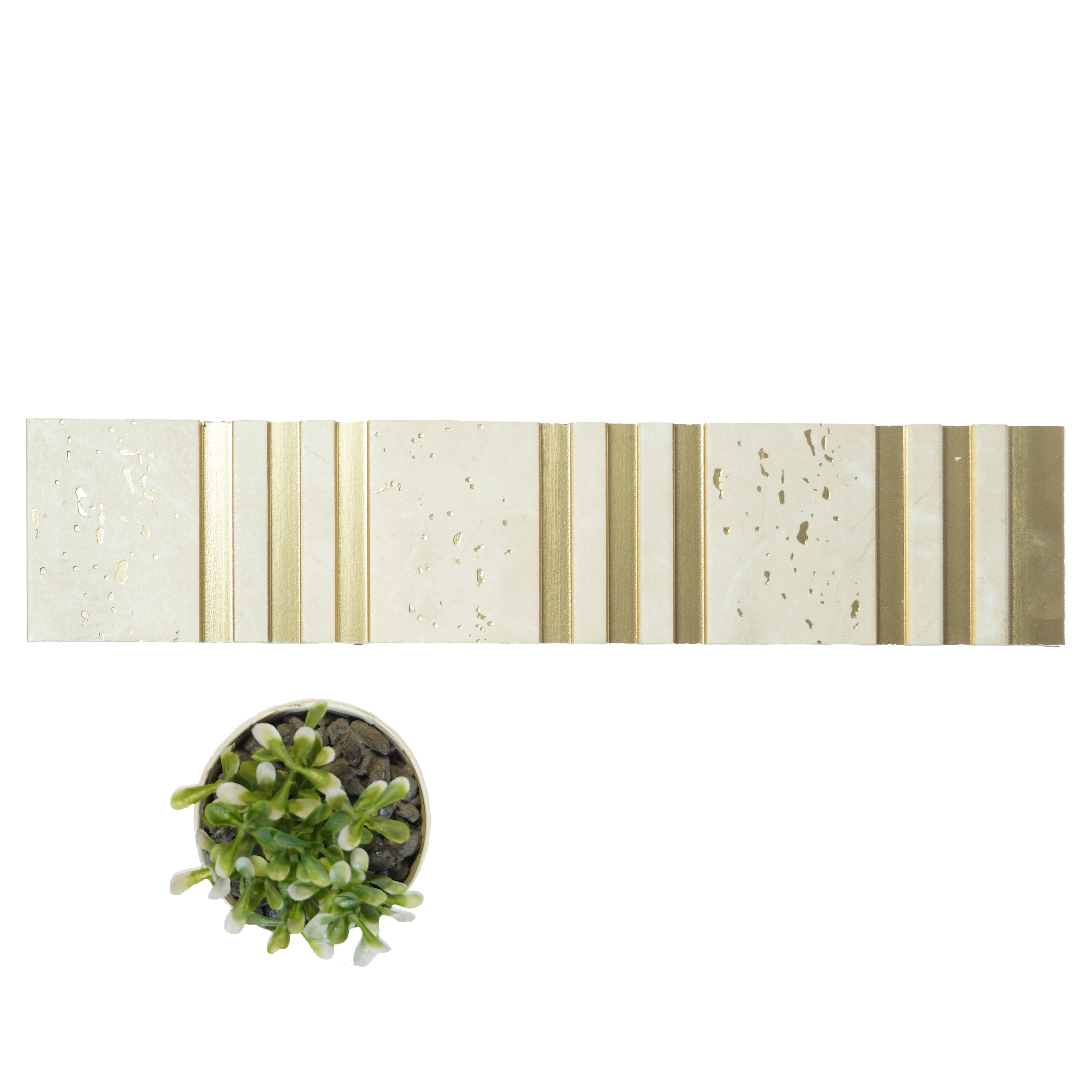 PN 00776 Terrazzo Charcoal Louvers/Panels | 8 ft x 1 ft - 8 mm | Image 02