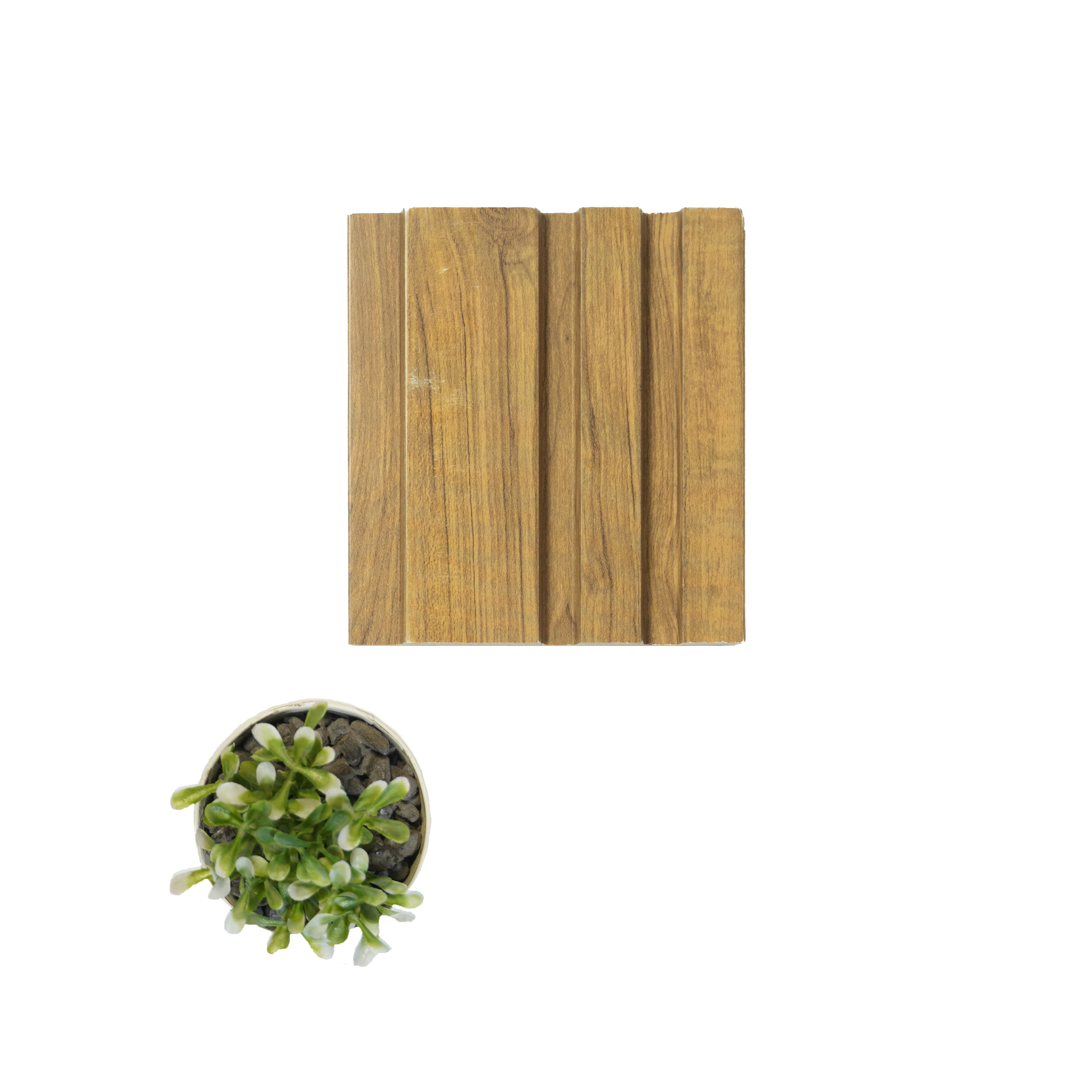 PN 00815 Wood Charcoal Louvers/Panels | 9.5 ft x 5 inch - 12 mm | Image 02