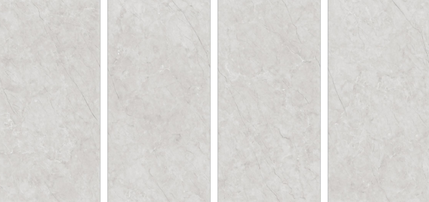 Budget Friendly Endless Wall & Floor Tile Value for Money TL 05947 Terravia Arenix Bianco 4 ft x 2 ft - Vitrified Endless Glossy Finish - 8.5 mm | 4 Random Designs | Suitable for Living Room, Bedroom & Bathroom