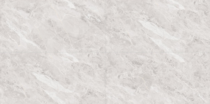 Endless Wall & Floor Tile TL 05957 Terravia Etavix Bianco 4 ft x 2 ft - Budget Friendly Vitrified Endless Glossy Finish - 8.5 mm | 4 Random Designs | Value for Money | Sutaible for Living Room, Bedroom & Bathroom