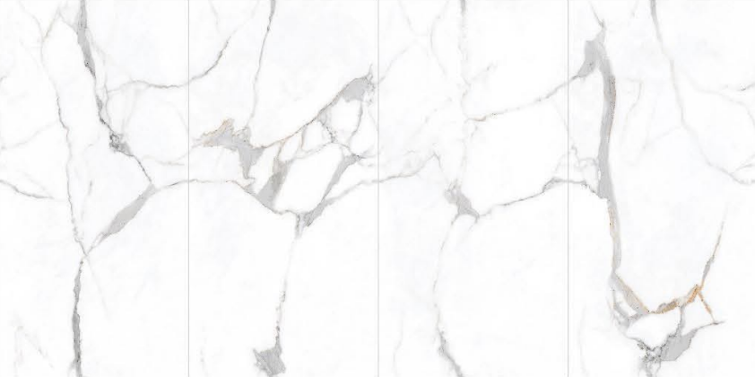 Budget Friendly Endless Wall & Floor Tile Value for Money TL 05962 Terravia Statuvia 4 ft x 2 ft - Vitrified Endless Glossy Finish - 8.5 mm | 4 Random Designs | Suitable for Living Room, Bedroom & Bathroom