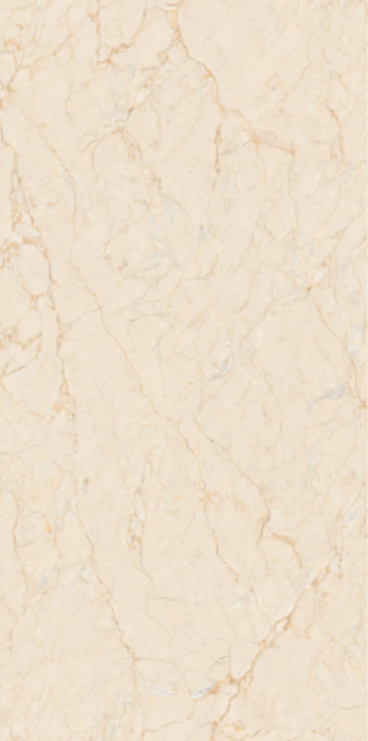 A close-up of aTL 02151 Buff Beige 1600 x 800 mm Glossy Finish Endless Vitrified Wall & Floor Tile - 9 mm with a Glossy finish available at Material Depot in Bangalore