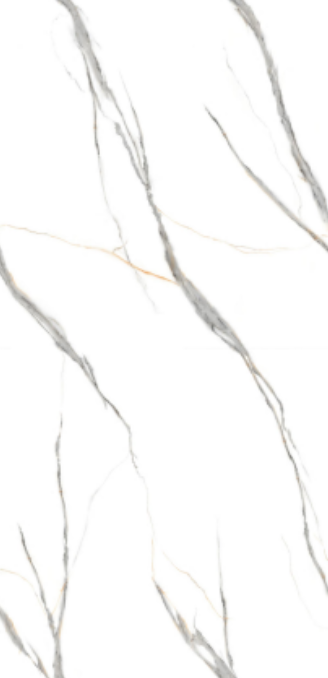 White Parker 1600x800 mm Glossy Finish Glaze Vitrified Floor and Wall Tile - 9 mm | Image 1