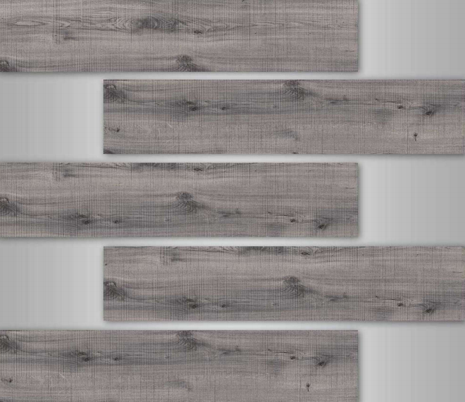 TL 02996 Grey 39 x 8 inch Matte Finish Porcelain Floor & Wall Plank Tile - 9.5 mm| Image 2