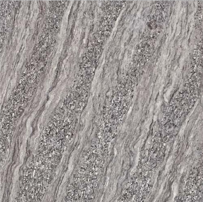 TL 03025 Foggy Grey 2 ft x 2 ft Glossy Finish Vitrified Floor Tile - 9.5 mm | Image 01