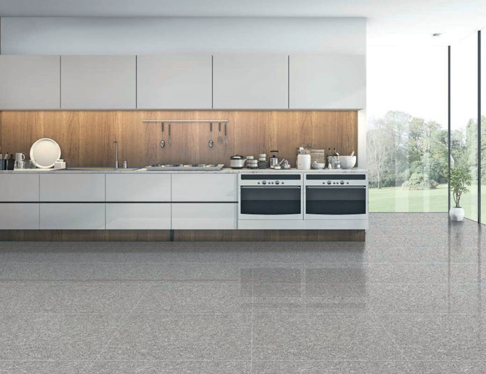 TL 03020 Misty Grey 2 ft x 2 ft Glossy Finish Vitrified Floor Tile - 9.5 mm| Image 2