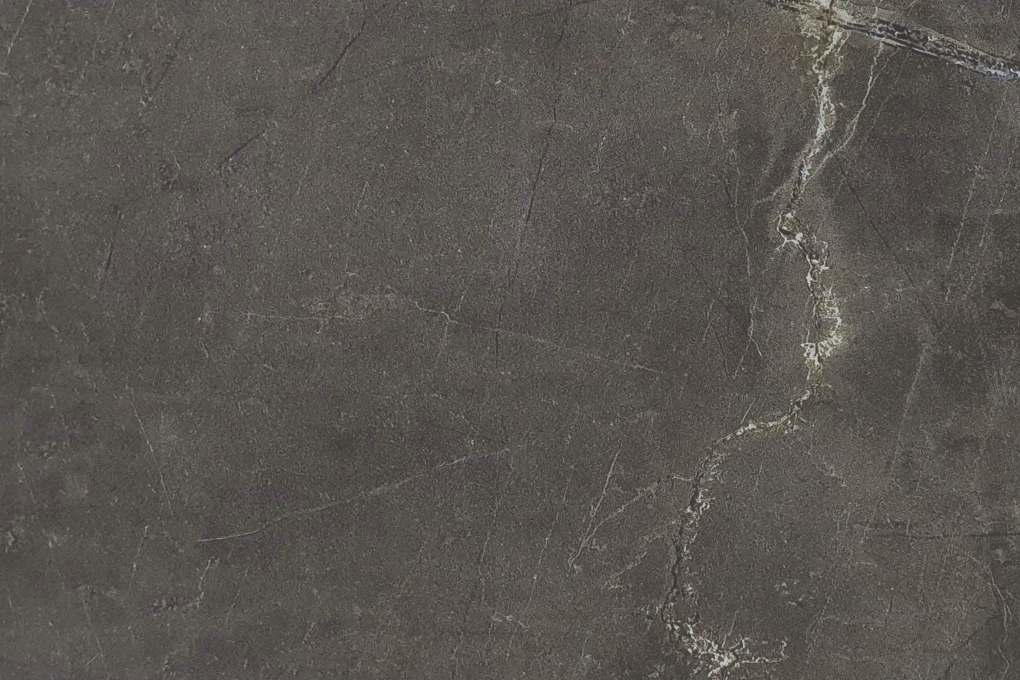 A close-up of a Black 4127 SG Grey Pomeya Stone with a High Gloss finish Decorative Laminate available at Material Depot in Bangalore