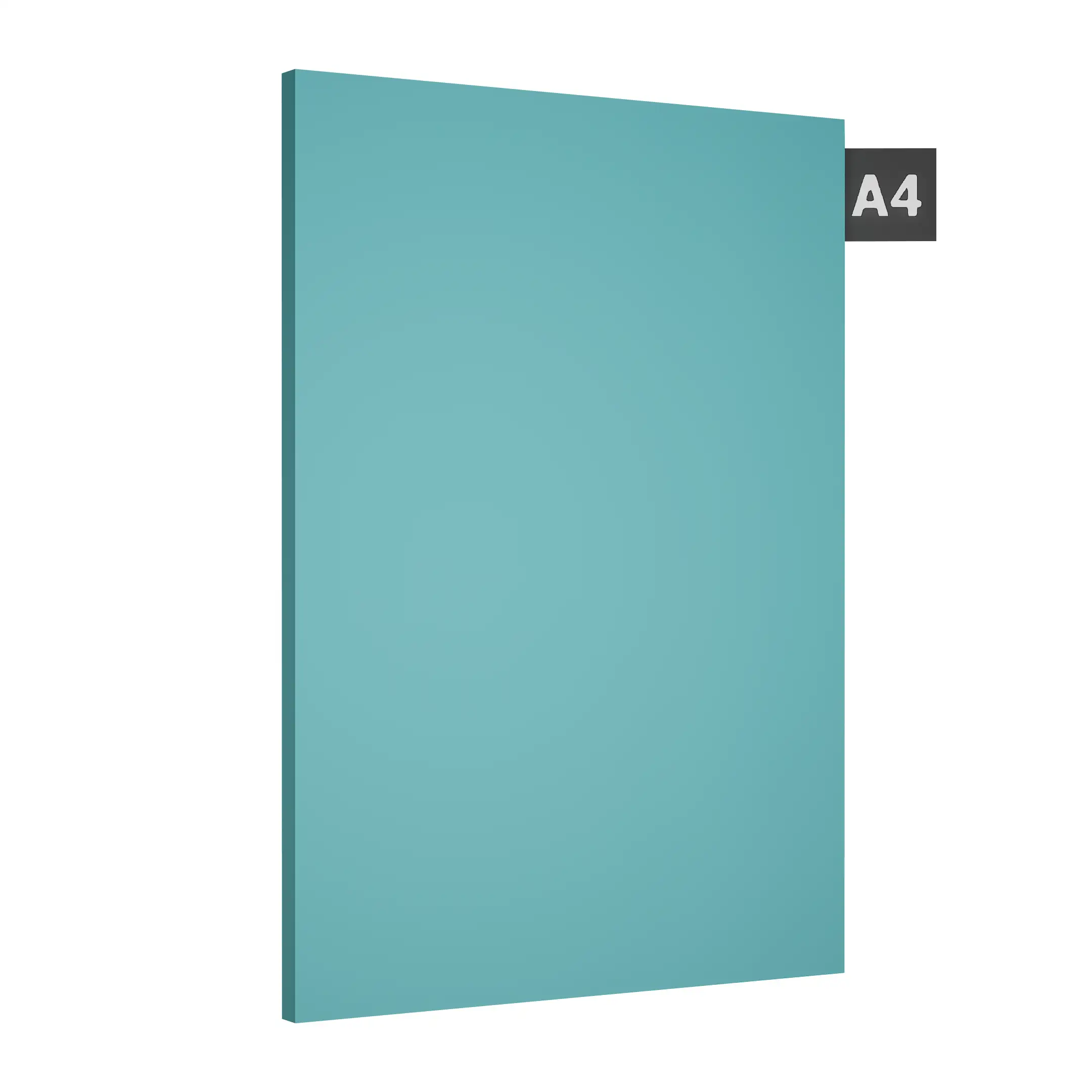 A close-up of a Blue 663 DG Mint Green with a Glossy finish Decorative Laminate available at Material Depot in Bangalore