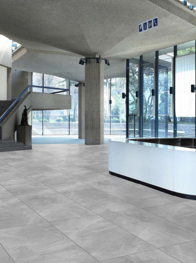 Grifine Amani Grey 600x1200 mm Matte Finish Vitrified Tile - 9 mm | Image 03