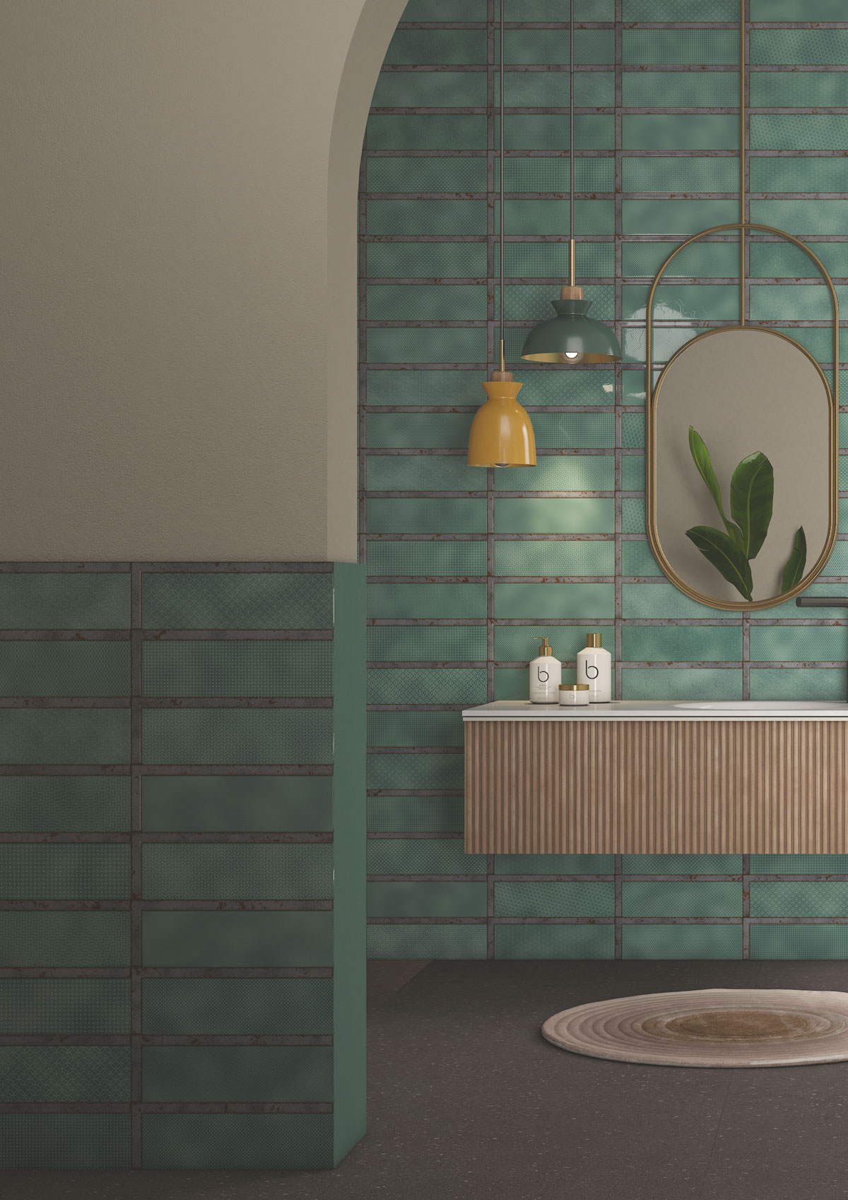 Liner Verde HL-15 305x102 mm Glossy Finish Subway Tile| Image 3