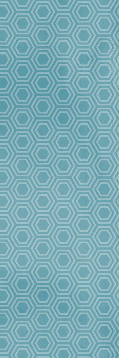 Rome Aqua Geo-04 300x100 mm Subway Tile| Image 1