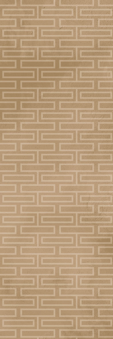 Rome Brown Geo-15 300x100 mm Subway Tile| Image 1