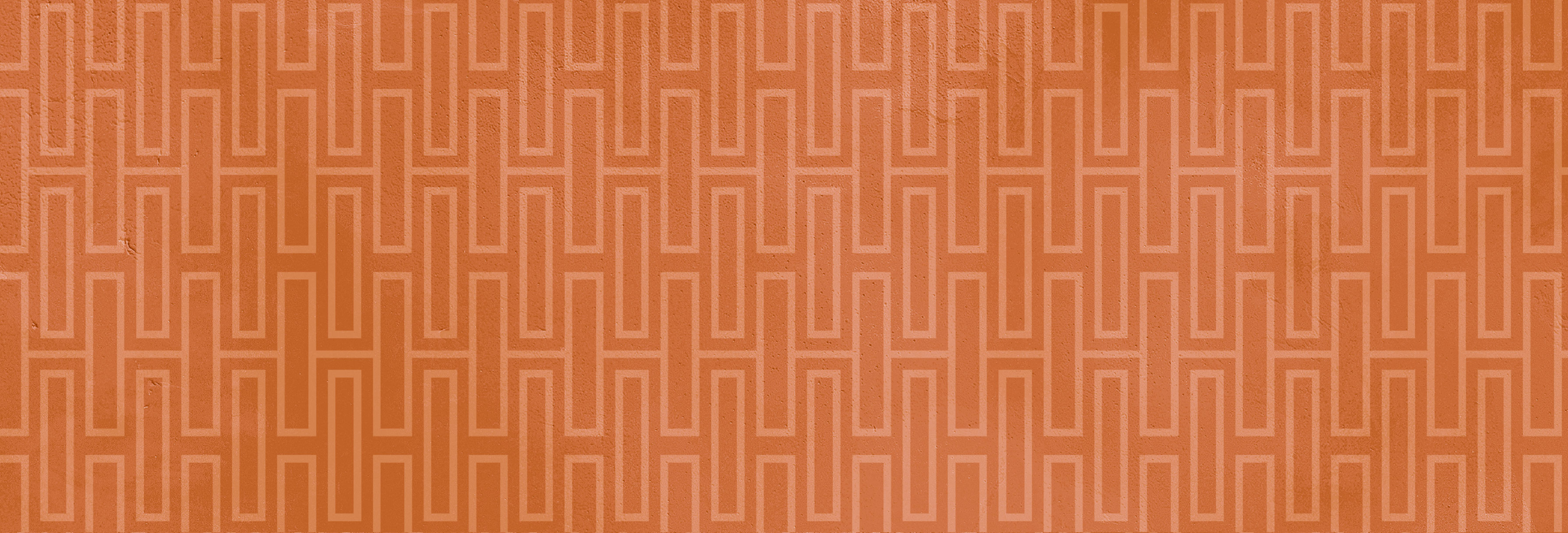 Rome Orange Geo-08 300x100 mm Subway Tile| Image 1