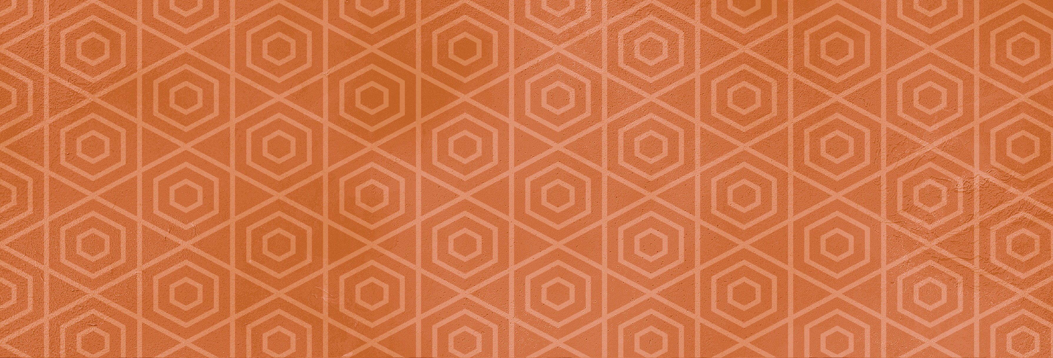 Rome Orange Geo-12 300x100 mm Subway Tile| Image 1