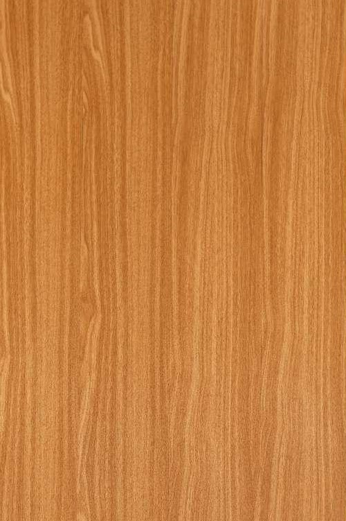 A close-up of a PVC Vinyl Floor Teak Wood Crystal Finish Vinyl Luxe VF 00117 | 3 ft x 6 Inch x 1.5 mm | Wear Layer: 0.10 mm | UV Coating | Waterproof | Suitable for Flooring, Living Room, Bedroom available at Material Depot in Bangalore