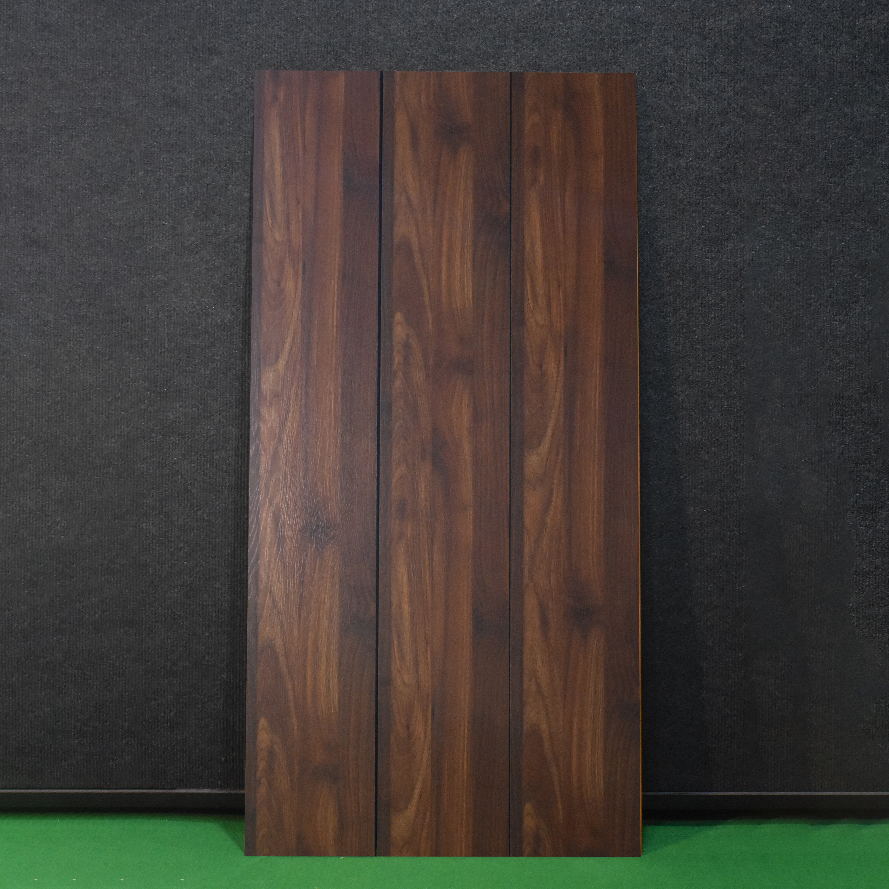 A close-up of a HDF Laminate Wood Floor EIR Finish Aqua Lock LF 00285 | 4 ft x 8 inch x 8 mm | AC4 Grade | Arc Click With Wax Coating | U Groove | Water Proof | Suitable for Flooring, Living Room, Bedroom available at Material Depot in Bangalore