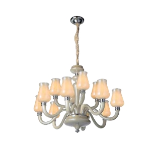 KCH-CHR-MD1503300212 12 Light Champagne Chandelier| Image 1