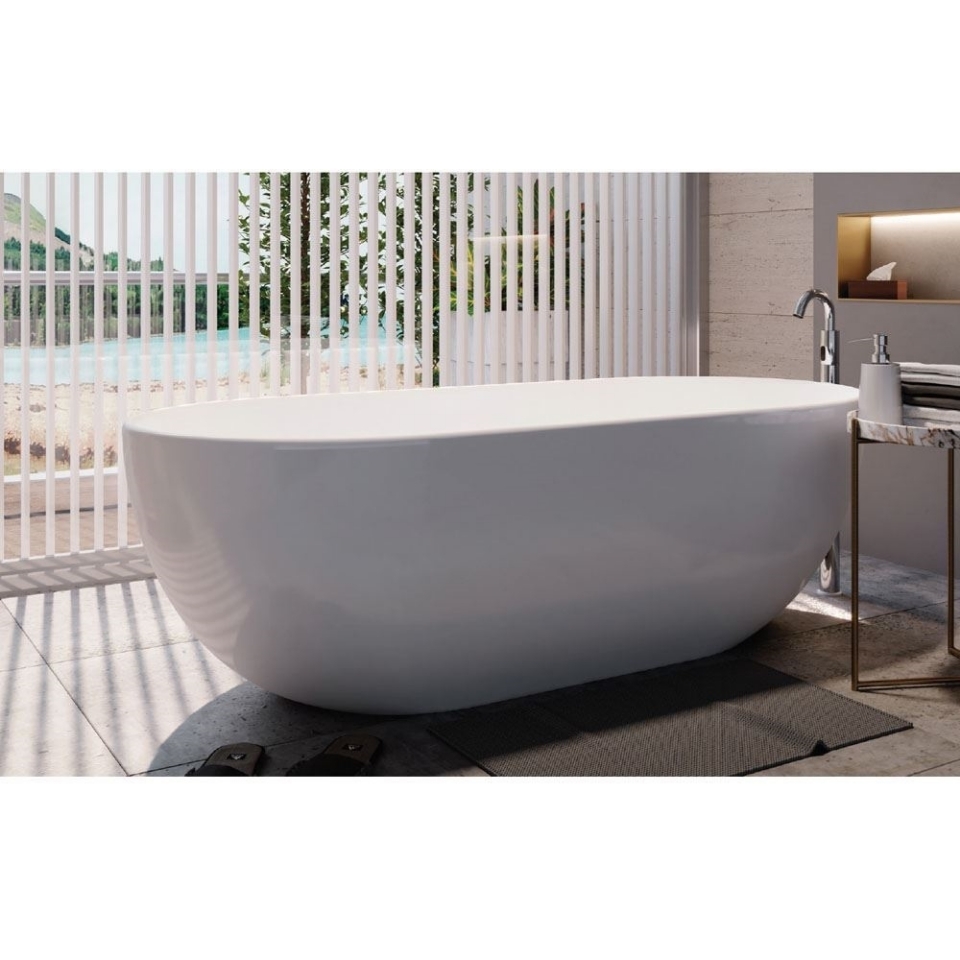 JBT-WHT-FSBT177544X Saipan Free Standing Bathtub| Image 1