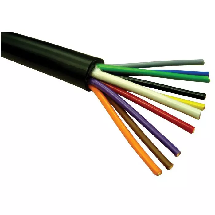 Polycab FRLS Round Sheathed Multicore Industrial Flexible Cable 12 Core 1.5 Sqmm - 100 Metre Wires and Cables Multi Colour| Image 1