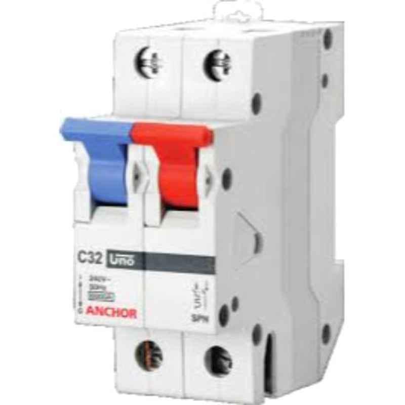 99101 UNO 6kA 06A "C" Type SPN Miniature Circuit Breaker (MCB) | Switchgear White| Image 1