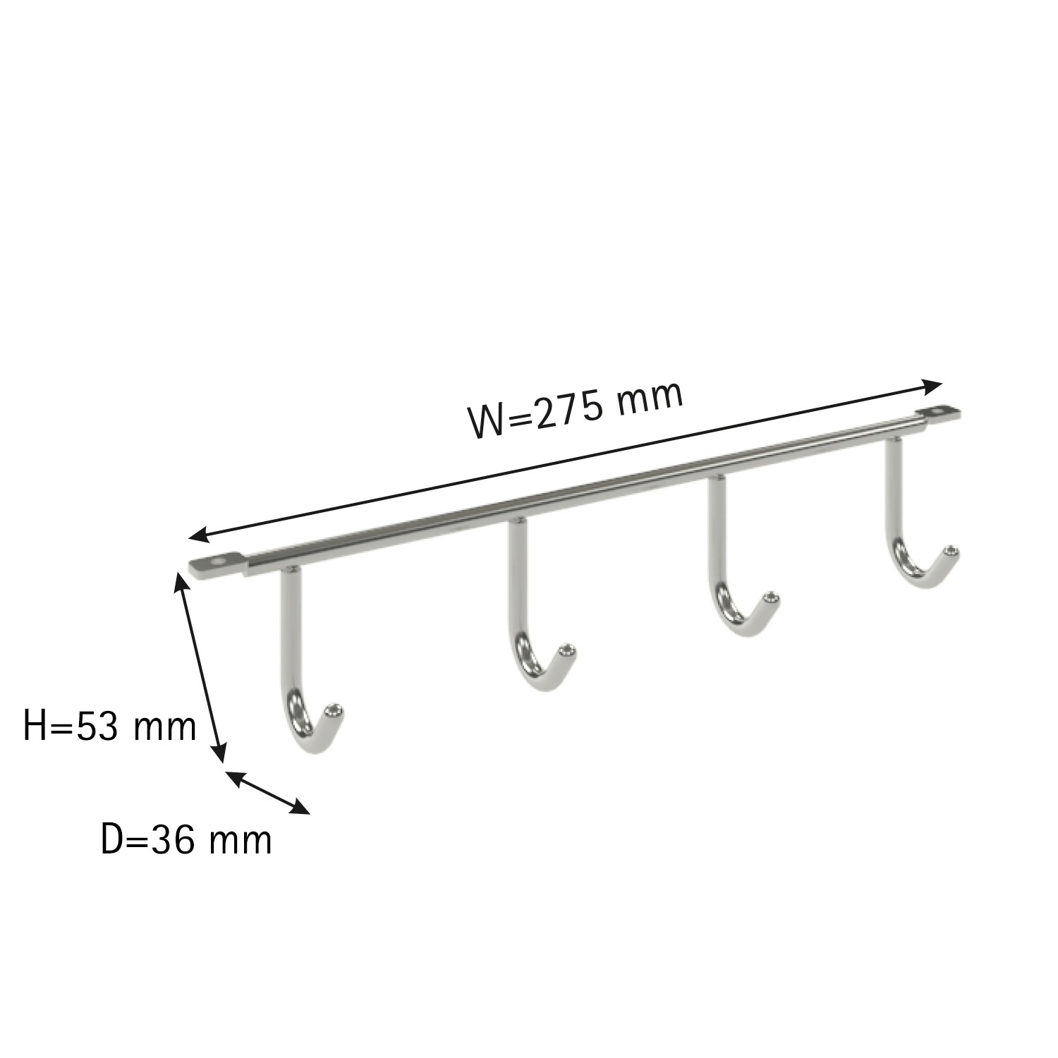 Wooden Trouser Rack 900MM - Spitze By Everyday