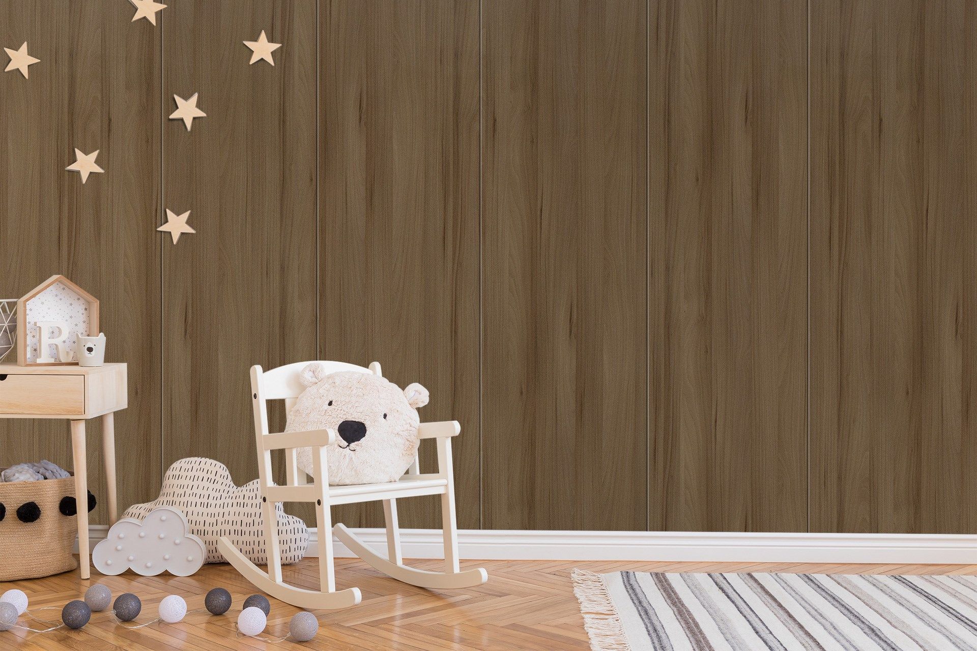 3335 NGL Plush Wood 8 ft x 4 ft Woodgrain Novel Gloss Finish Decorative Laminate - 1 mm Laminates Novel Gloss Woodgrain Brown| Image 6