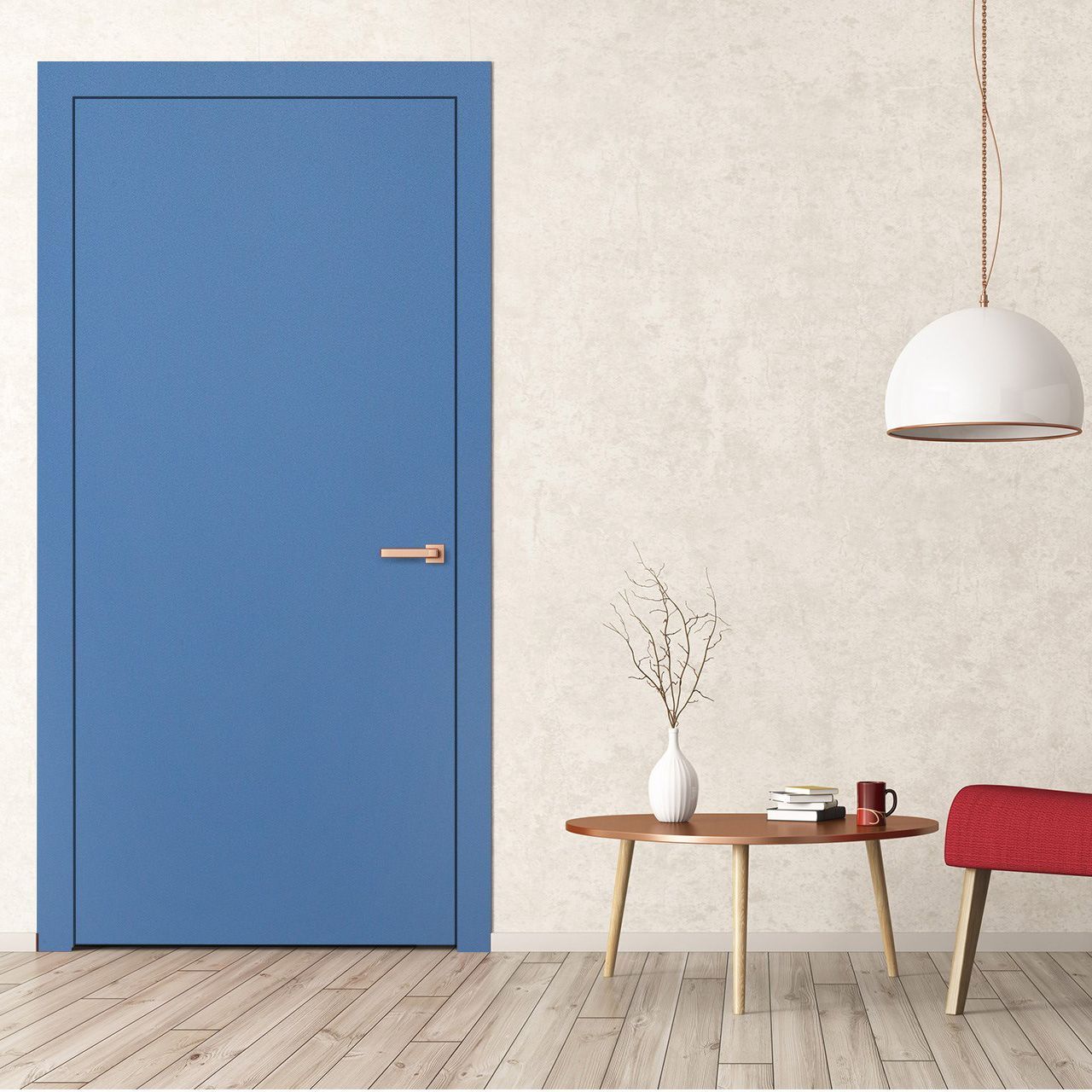 3593 RSO Inky Blue 8 ft x 4 ft Raso Solid Super Matte Finish Decorative Laminate - 1 mm Laminates Raso Solid Blue| Image 4