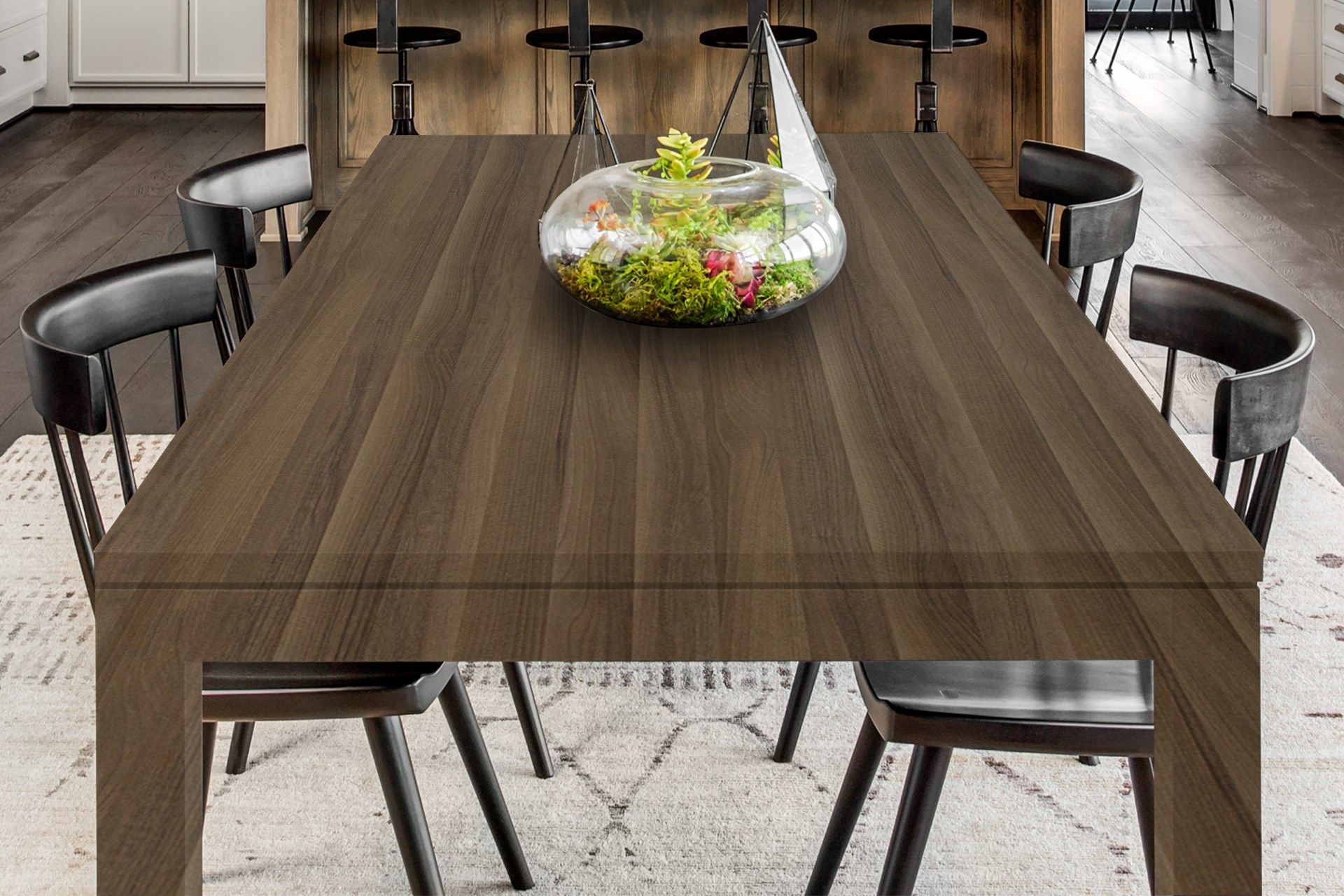 3277 SUD Wanton Walnut 8 ft x 4 ft Woodgrain Suede Finish Decorative Laminate - 1 mm Laminates Woodgrain Brown| Image 4